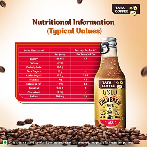 TATA COFFEE GOLD COLD BREW CLASSIC 200 ML - SuperMarcheStore