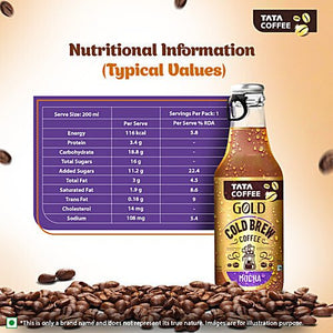 TATA COFFEE GOLD COLD BREW MOCHA 200 ML - SuperMarcheStore