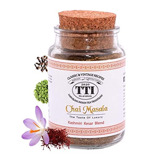 TEA TOPS INDIA CHAI MASALA KASHMIRI KESAR BLEND 75 GM - SuperMarcheStore