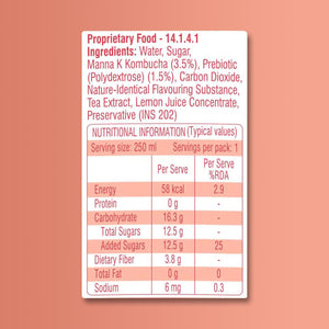 TETLEY KOMBUCHA PEACH - SuperMarcheStore