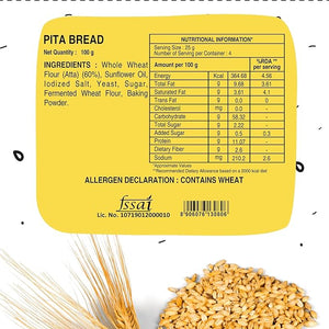 THE BREAD CRAFT PITA BREAD PACK OF 4 210 GM - SuperMarcheStore