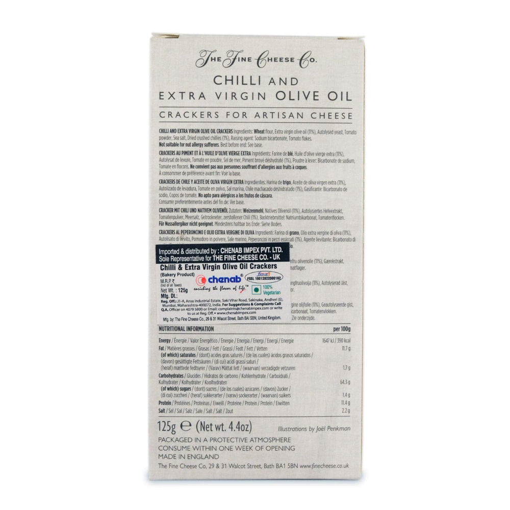 THE FINE CHEESE CO CHILLI OIL CRACKERS 125G - SuperMarcheStore