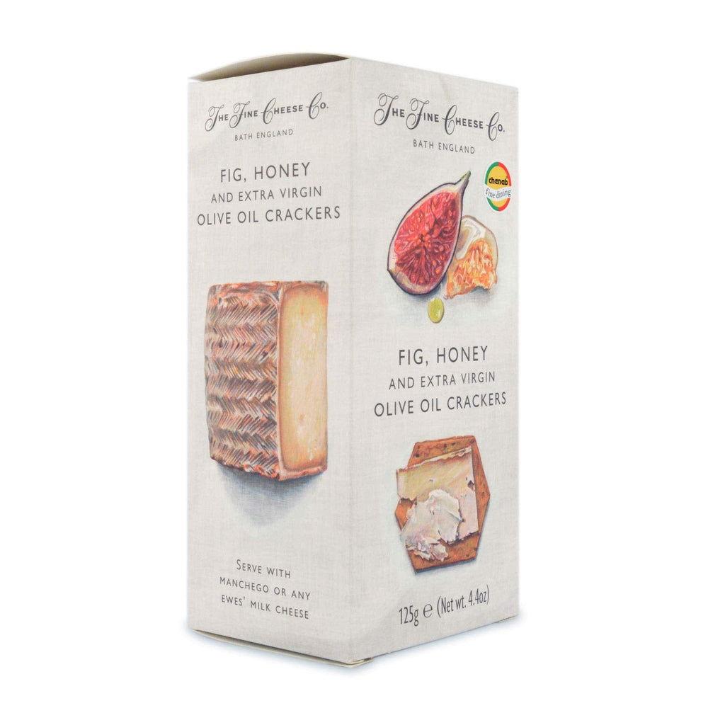 THE FINE CHEESE CO FIG HONEY OIL CRACKERS 125G - SuperMarcheStore