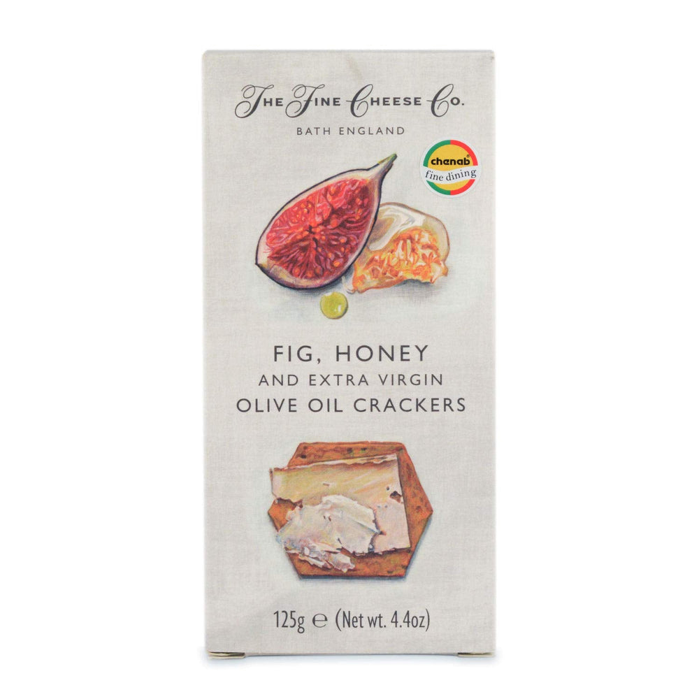 THE FINE CHEESE CO FIG HONEY OIL CRACKERS 125G - SuperMarcheStore
