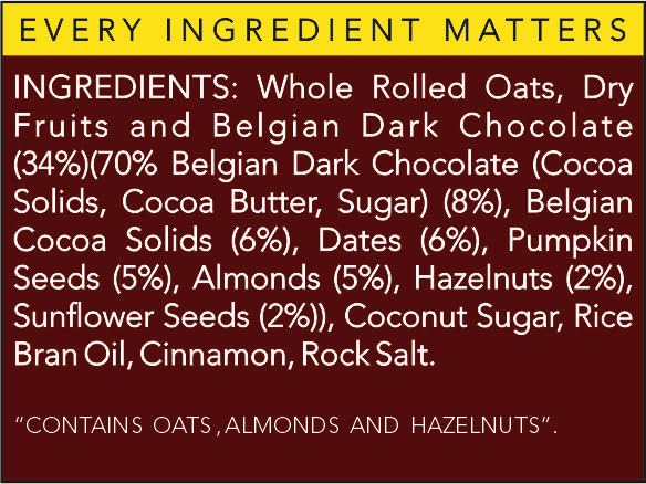 THE NIBBLE BOX BELGIAN DARK CHOCOLATE GRNL 500 JAR - SuperMarcheStore