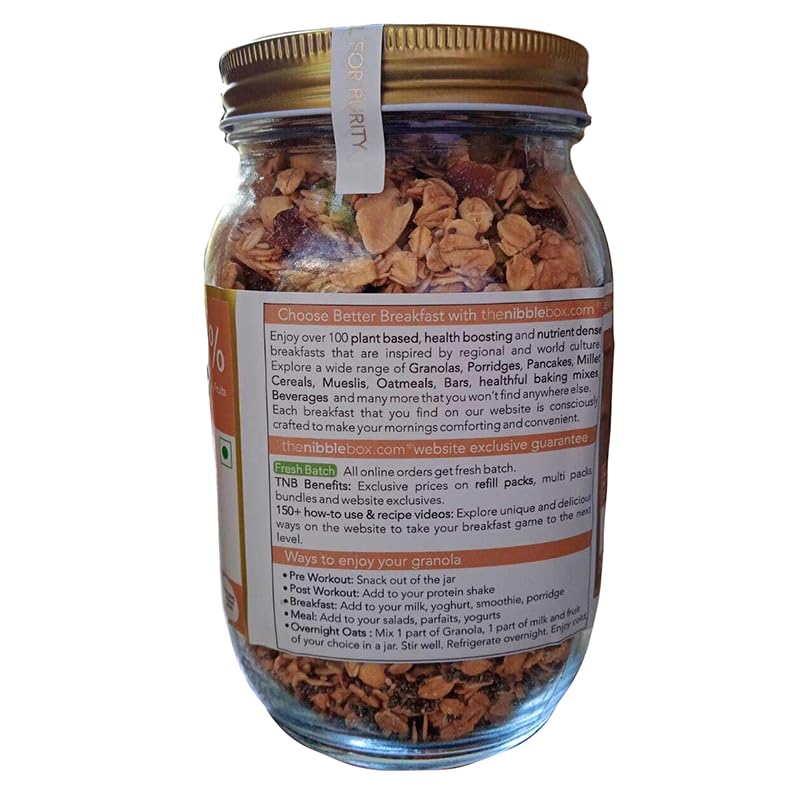 THE NIBBLE BOX PEANUT BUTTER AND BERRIES GRNL JAR 500 GM - SuperMarcheStore
