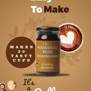 THE WANDERING BEAN CREAMY CARAMEL COFFEE 60 GM - SuperMarcheStore