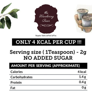 THE WANDERING BEAN CREAMY CARAMEL COFFEE 60 GM - SuperMarcheStore