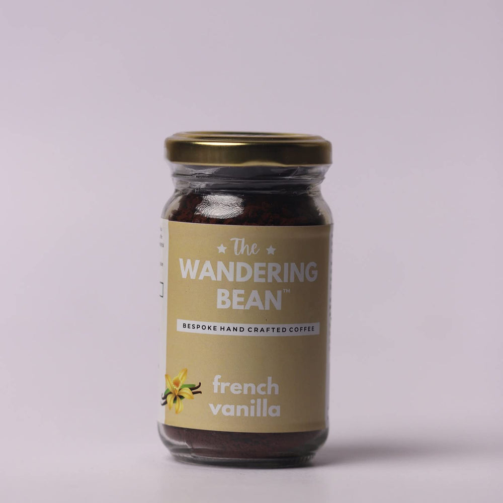 THE WANDERING BEAN FRENCH VANILLA COFFEE 60 GM - SuperMarcheStore