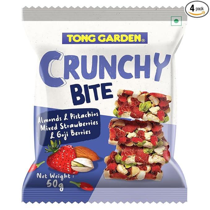 TONG GARDEN CRUNCHY BITE ALMONDS&PISTA MIXED STRAWBERRIES - SuperMarcheStore