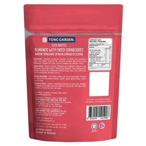 TONG GARDEN OVEN ROASTED ALMONDS WITH DRIED CRANBERRIES - SuperMarcheStore
