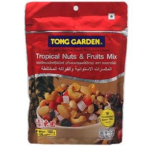 TONG GARDEN TROPICAL NUTS & FRUITS 180 GM - SuperMarcheStore