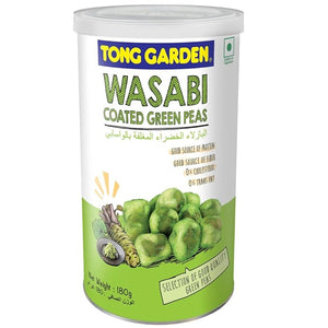 TONG GARDEN WASABI COATED GREEN PEAS 180G - SuperMarcheStore