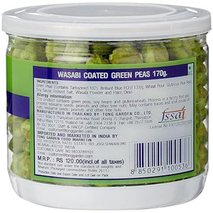 TONG GARDEN WASABI COATED GREEN PEAS 180G - SuperMarcheStore
