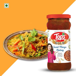 TOPS GOLD SWEET MANGO CHUTNEY 450 GM - SuperMarcheStore