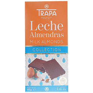 TRAPA MILK WITH ALMONDS COLLECTION 95 GM - SuperMarcheStore