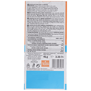 TRAPA MILK WITH ALMONDS COLLECTION 95 GM - SuperMarcheStore