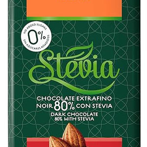 TRAPA STEVIA 80 % DARK CHOCOLATE 75 GM - SuperMarcheStore