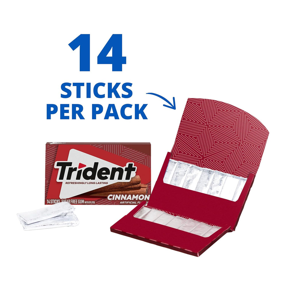 TRIDENT CHEWING GUM CINNAMON - SuperMarcheStore