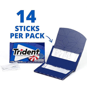 TRIDENT CHEWING GUM PERFECT PEPPERMINT - SuperMarcheStore