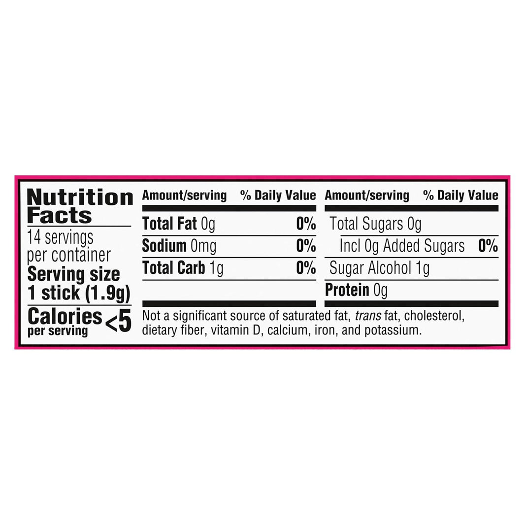 TRIDENT SUGAR FREE GUM WITH XYLITOL BUBBLEGUM 14N - SuperMarcheStore
