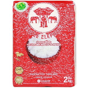 TRIPLE ELEPHANT JASMINE RICE 2 KG - SuperMarcheStore