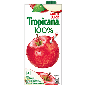TROPICANA 100% APPLE JUICE 1LTR - SuperMarcheStore