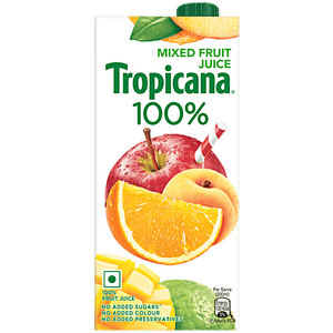 TROPICANA 100% MIXE FRUIT JUICE 1 LTR - SuperMarcheStore