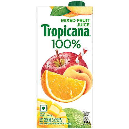 TROPICANA 100% MIXE FRUIT JUICE 1 LTR - SuperMarcheStore