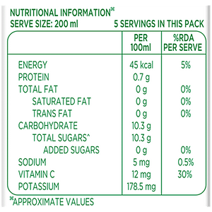TROPICANA 100 % ORANGE JUICE 1 LTR - SuperMarcheStore