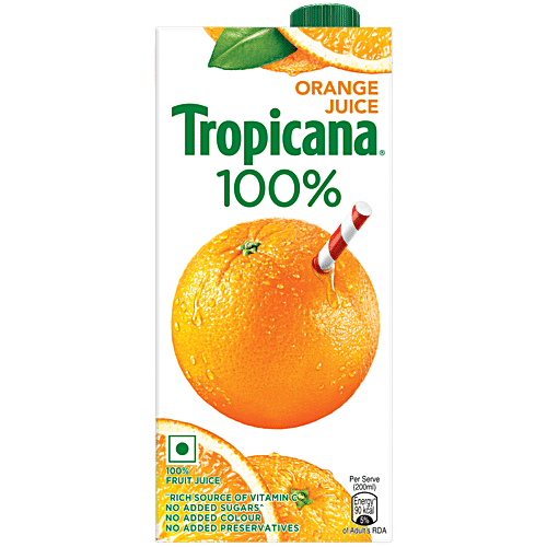 TROPICANA 100 % ORANGE JUICE 1 LTR - SuperMarcheStore