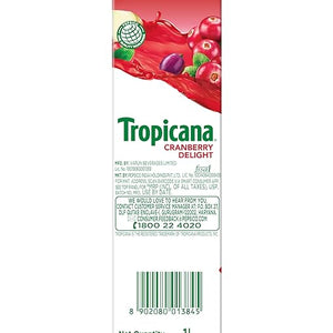 TROPICANA CRANBERRY DELIGHT 1 LTR - SuperMarcheStore