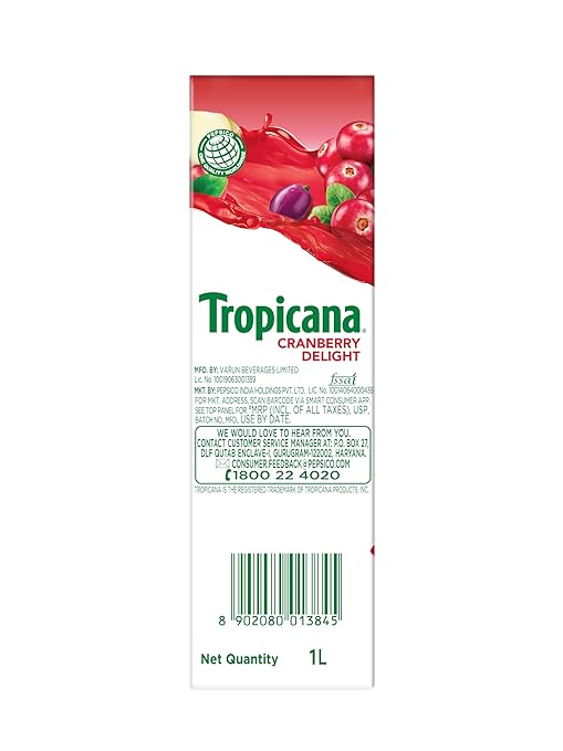 TROPICANA CRANBERRY DELIGHT 1 LTR - SuperMarcheStore