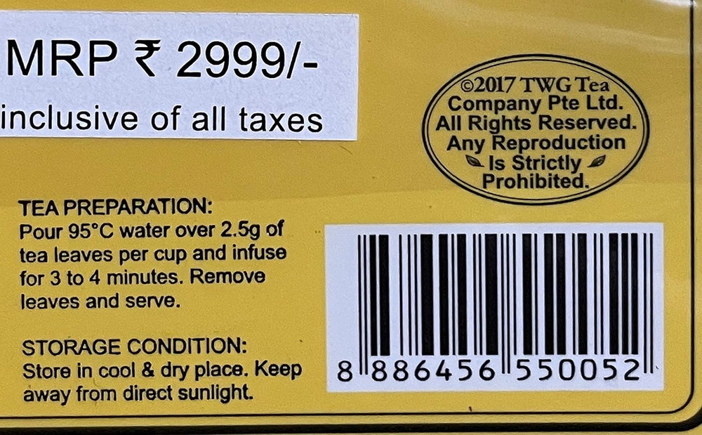 TWG SILVER MOON TEA - SuperMarcheStore