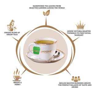 TWININGS GREEN TEA EARL GREY 50GM - SuperMarcheStore