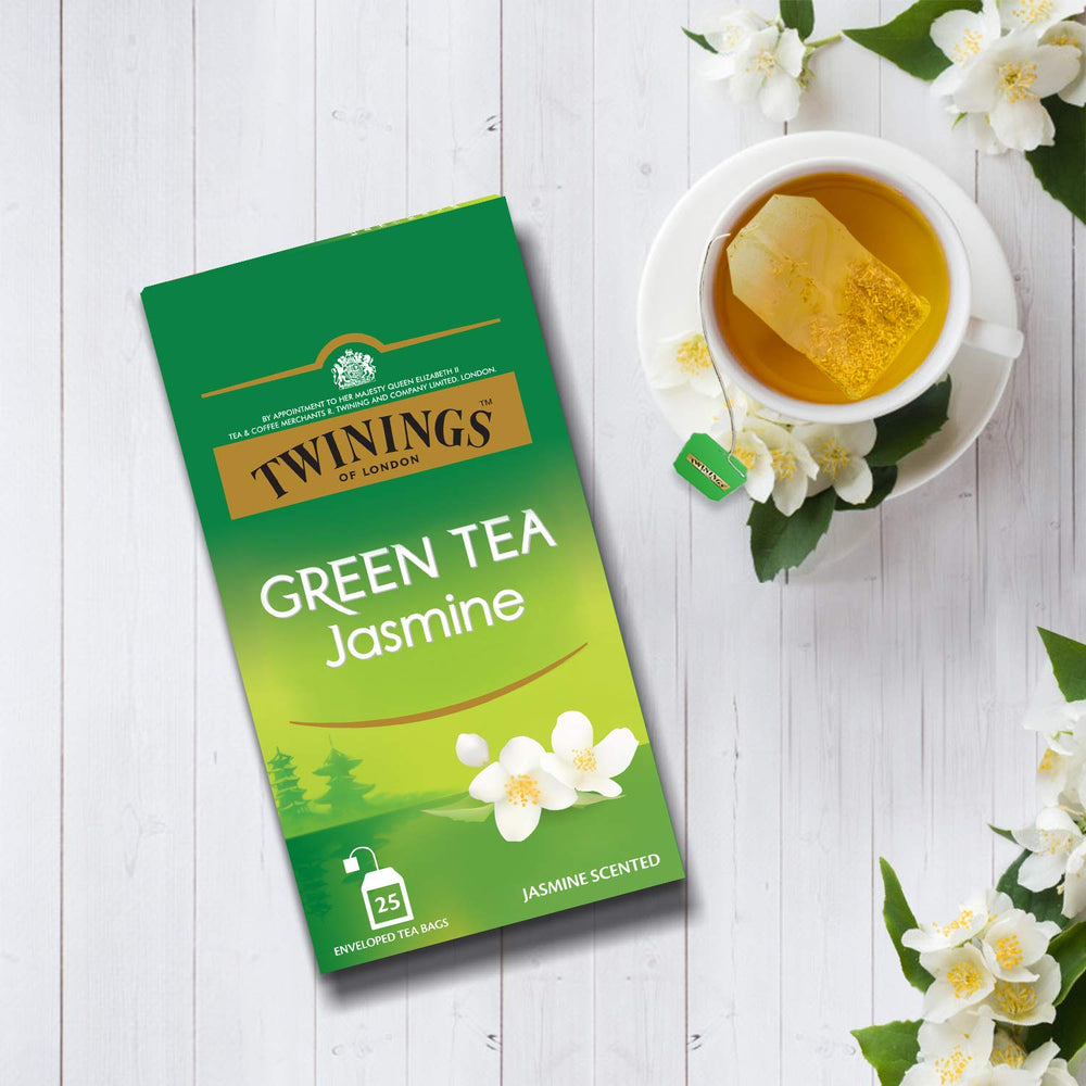 TWINNING GREEN TEA JASMINE 25 BAGS - SuperMarcheStore
