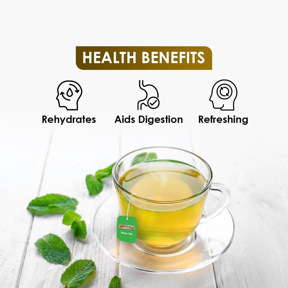 TWINNING GREEN TEA MINT 25 BAGS - SuperMarcheStore