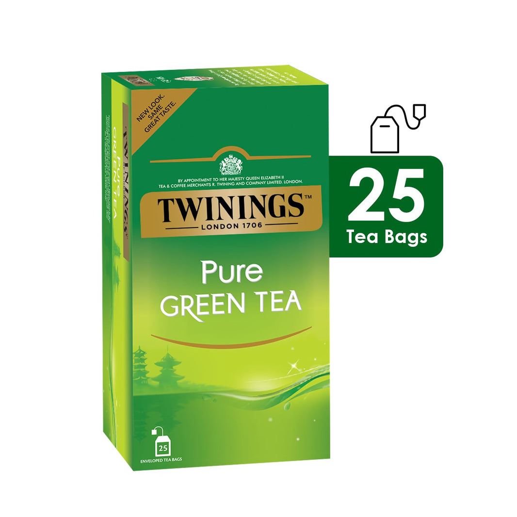 TWINNING GREEN TEA PURE 25 BAGS - SuperMarcheStore