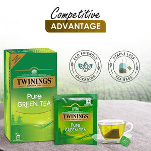 TWINNING GREEN TEA PURE 25 BAGS - SuperMarcheStore
