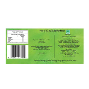 TWINNING PURE PEPPERMINT 25 BAGS - SuperMarcheStore