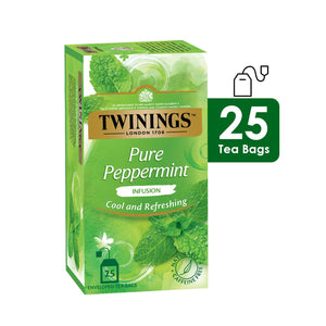 TWINNING PURE PEPPERMINT 25 BAGS - SuperMarcheStore