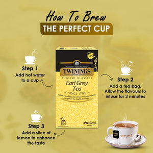 TWINNINGS TEA BAG EARLY GREY 25P - SuperMarcheStore