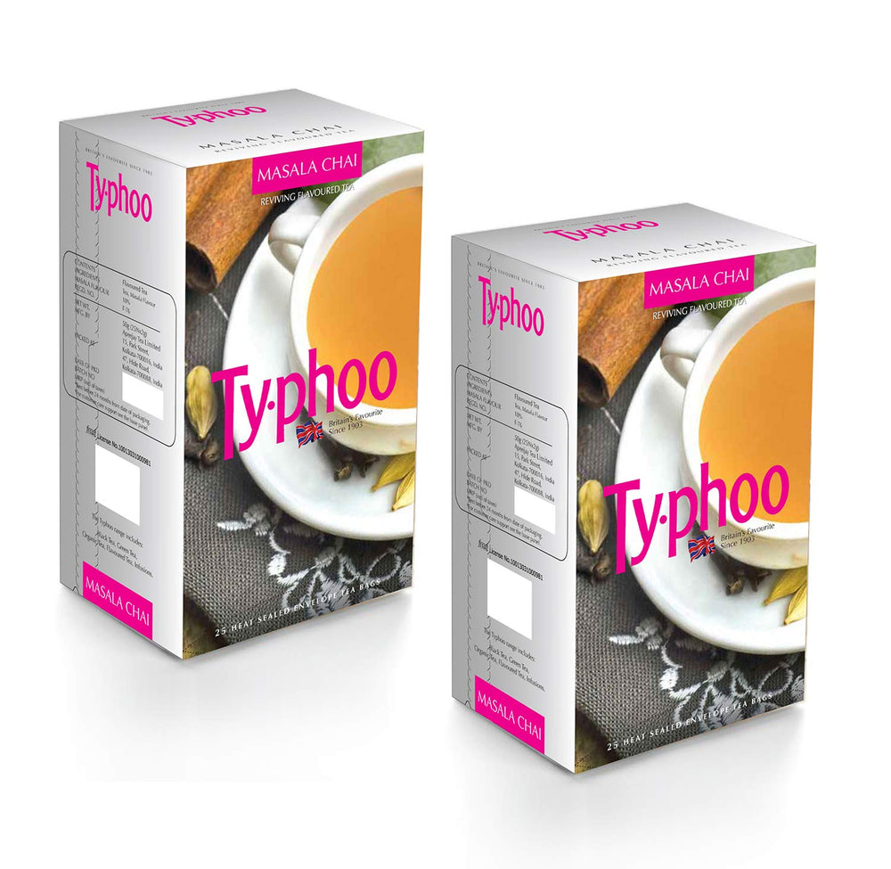 TYPHOO DELICIOUS MASALA CHAI 25 TEA BAGS - SuperMarcheStore
