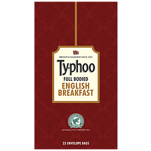 TYPHOO FULL BODIED ENGLISH BREAKFAST 25 TEA BAGS - SuperMarcheStore