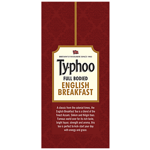TYPHOO FULL BODIED ENGLISH BREAKFAST 25 TEA BAGS - SuperMarcheStore