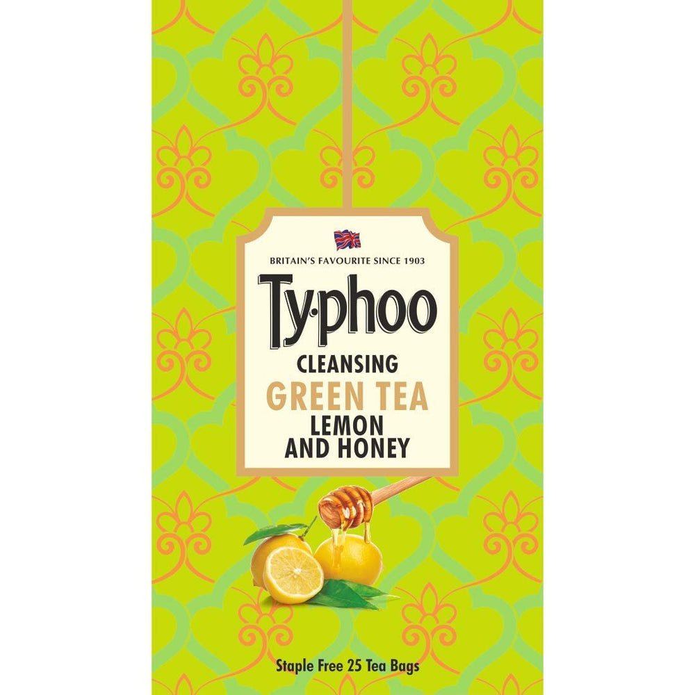 TYPHOO GREEN TEA LEMON ND HONEY 25 TEA BAGS - SuperMarcheStore
