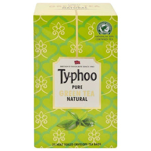 TYPHOO PURE GREEN TEA NATURAL 25 TEA BAGS - SuperMarcheStore