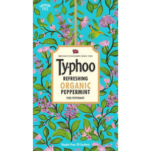 TYPHOO REFRESHING ORGANIC PEPPERMINT 20 TEA BAGS - SuperMarcheStore