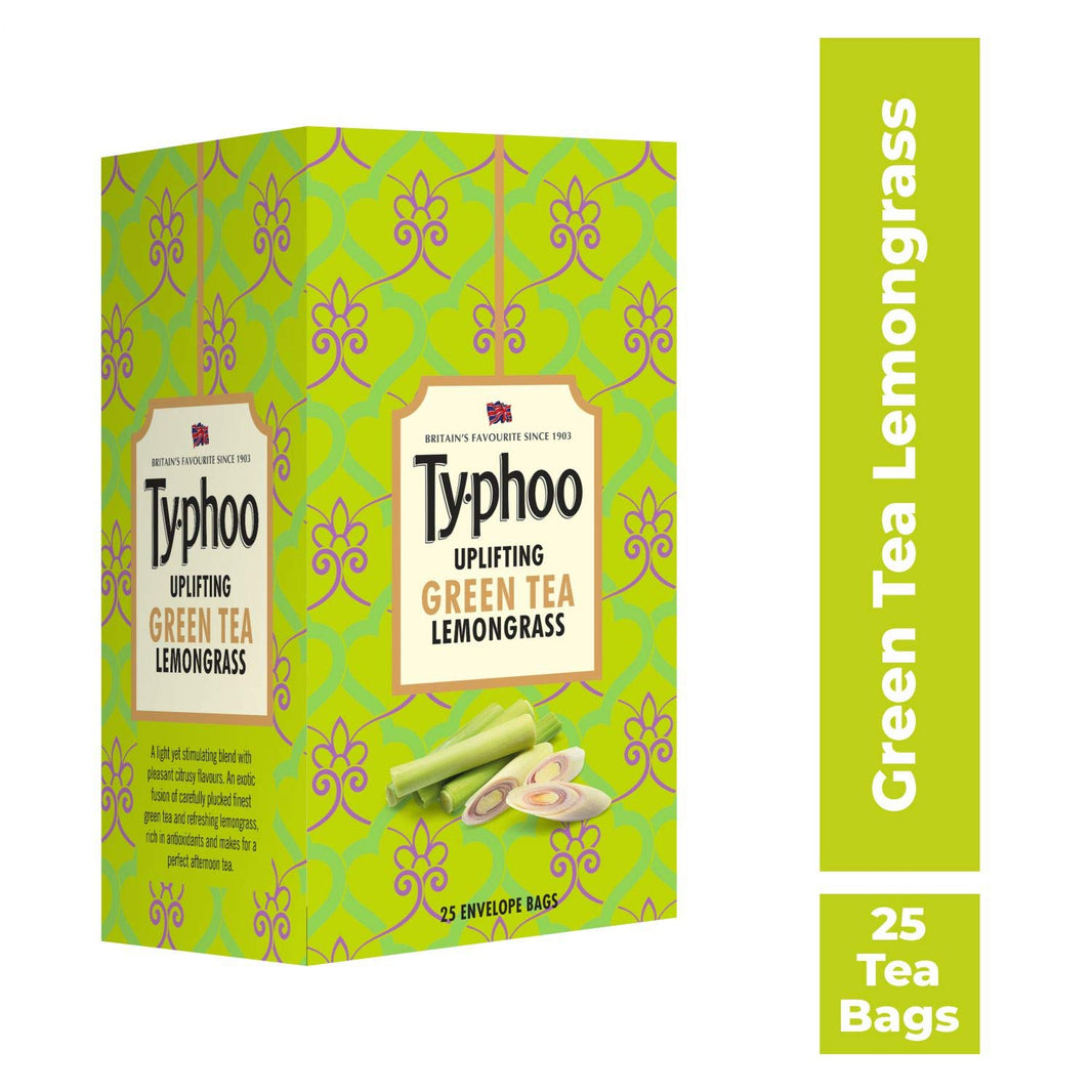 TYPHOO TEA BAG GREEN LEMONGRASS BX 25P - SuperMarcheStore
