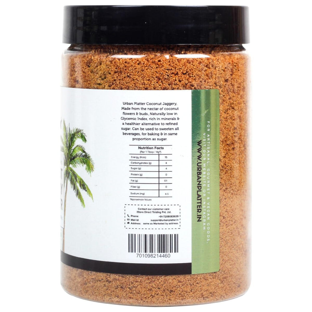 URBAN PLATER ORGANIC COCONUT JAGGERY SUGAR POWDER 350GM - SuperMarcheStore
